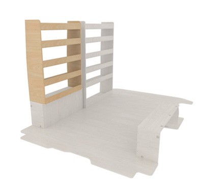 Casier Arrière Gauche Etagère de rangement contreplaqué pour votre fourgon