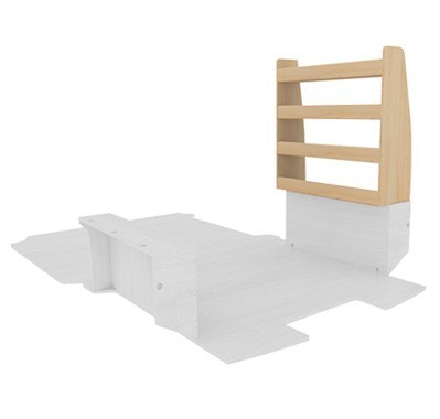 Casier Arrière Droit Casier arrière droit en bois pour Jumpy et Expert