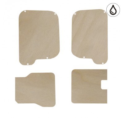 PORTES ARRIÈRES CONTREPLAQUÉ VERNIS PORTES ARRIÈRES CONTREPLAQUÉ VERNIS