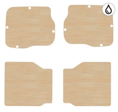 PORTES ARRIÈRE CONTREPLAQUÉ VERNIS PORTES ARRIÈRE CONTREPLAQUÉ VERNIS