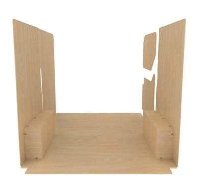 Habillage natural K4 contreplaqué brut Habillage natural K4 contreplaqué brut