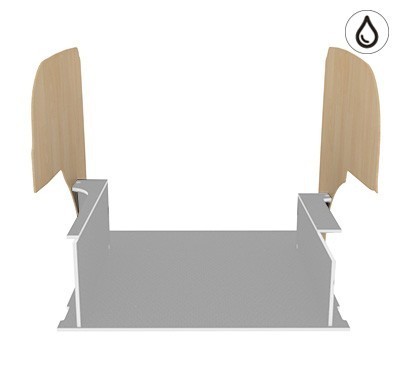 Latéraux contreplaqué verni Latéraux contreplaqué verni