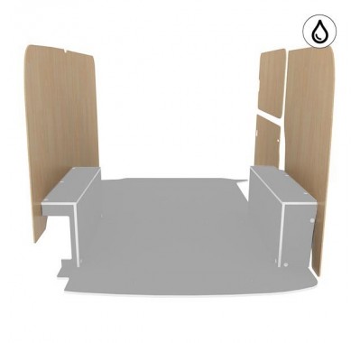 Latéraux contreplaqué verni