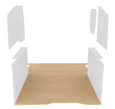 Plancher contreplaqué brut Plancher contreplaqué brut