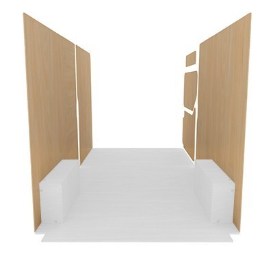 Latéraux contreplaqué brut Latéraux contreplaqué brut