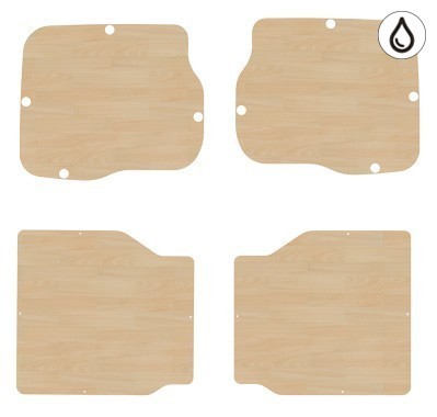 PORTES ARRIÈRE CONTREPLAQUÉ VERNIS PORTES ARRIÈRE CONTREPLAQUÉ VERNIS