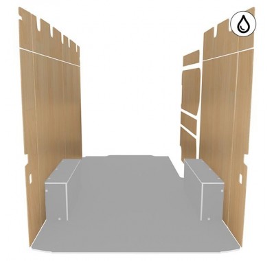 Latéraux contreplaqué verni