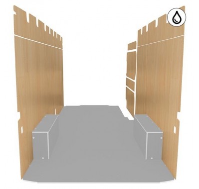 Latéraux contreplaqué verni