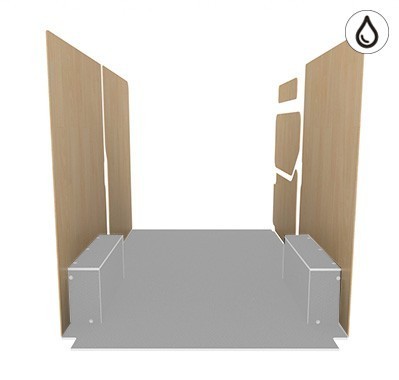 Latéraux contreplaqué verni Latéraux contreplaqué verni