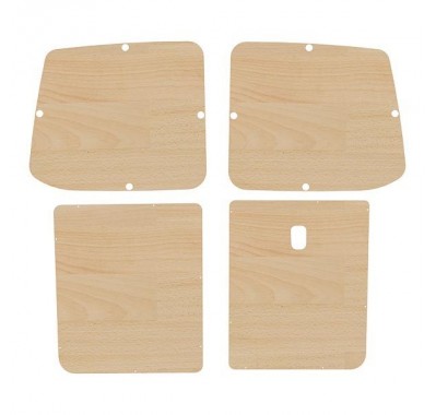 PORTES ARRIÈRES CONTREPLAQUÉ BRUT