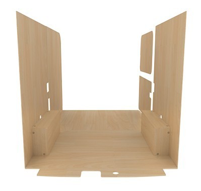 Habillage natural K4 contreplaqué brut Habillage natural K4 contreplaqué brut