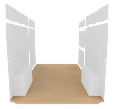 Plancher contreplaqué brut Plancher contreplaqué brut