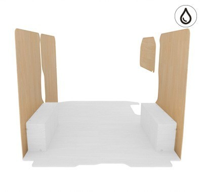 Latéraux contreplaqué verni Latéraux contreplaqué verni