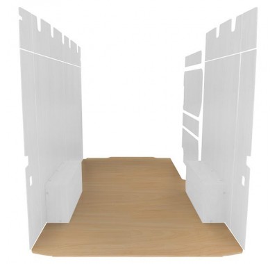 Plancher contreplaqué brut