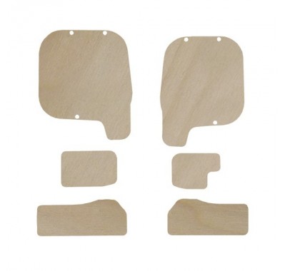 PORTES ARRIÈRES CONTREPLAQUÉ BRUT PORTES ARRIÈRES CONTREPLAQUÉ BRUT