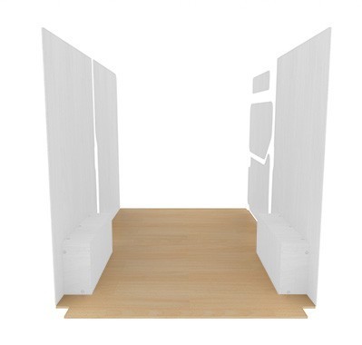 Plancher contreplaqué brut Plancher contreplaqué brut