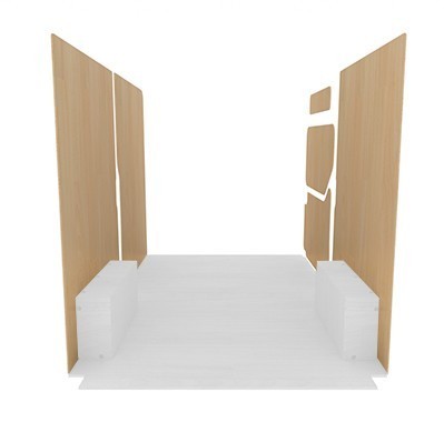 Latéraux contreplaqué brut Latéraux contreplaqué brut