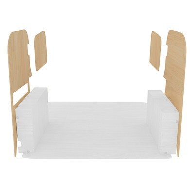 Latéraux contreplaqué brut Latéraux contreplaqué brut