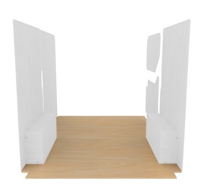 Plancher contreplaqué brut Plancher contreplaqué brut