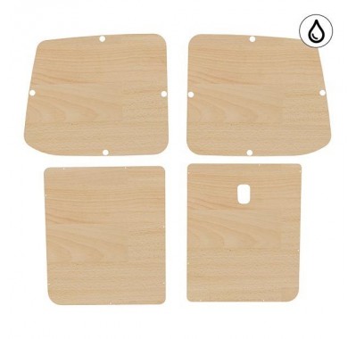 PORTES ARRIÈRES CONTREPLAQUÉ VERNI