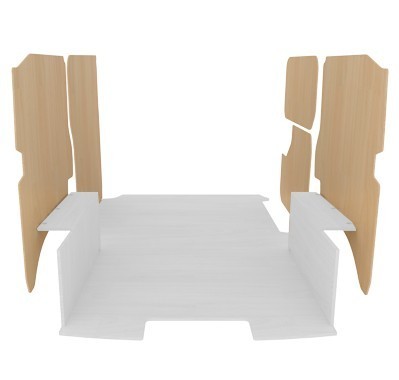 Latéraux contreplaqué brut