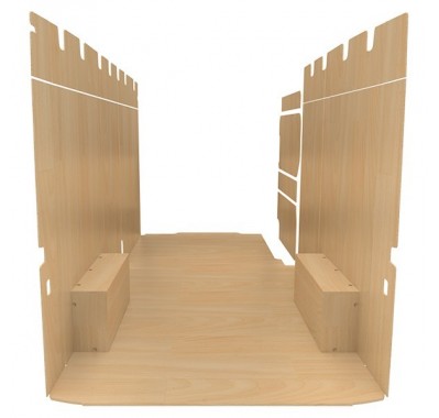 Habillage natural K4 contreplaqué brut Habillage natural K4 contreplaqué brut