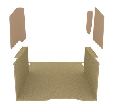 Habillage Natural K2 aggloméré + portes ar Habillage Natural K2 aggloméré + portes ar