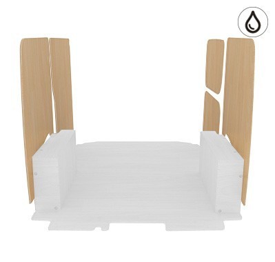 Latéraux contreplaqué verni Latéraux contreplaqué verni