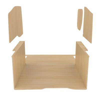 Habillage natural K4 contreplaqué brut Habillage natural K4 contreplaqué brut