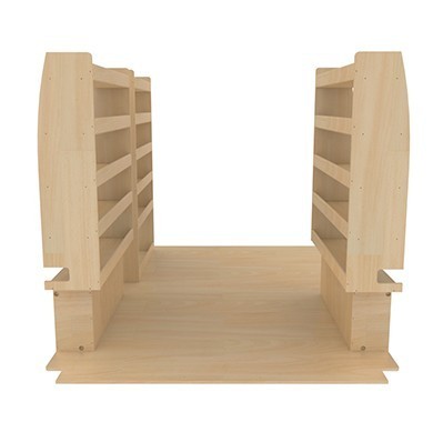 Aménagement Optimum K4 contreplaqué brut Aménagement Optimum K4 contreplaqué brut