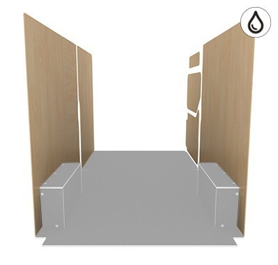 Latéraux contreplaqué verni Latéraux contreplaqué verni