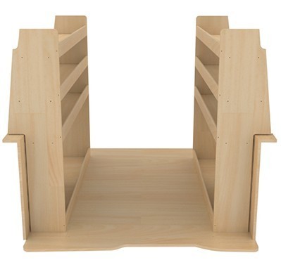 Aménagement Optimum K4 contreplaqué brut Aménagement Optimum K4 contreplaqué brut