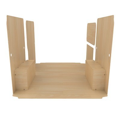 Habillage natural K4 contreplaqué brut Habillage natural K4 contreplaqué brut