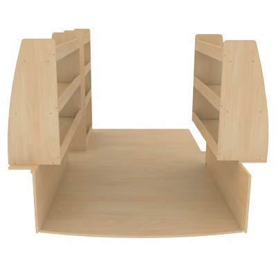 Aménagement Optimum K4 contreplaqué brut Aménagement Optimum K4 contreplaqué brut