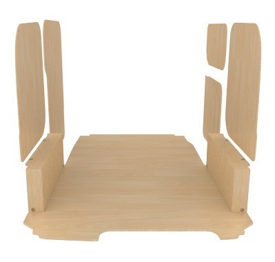 Habillage natural K4 contreplaqué brut Habillage natural K4 contreplaqué brut