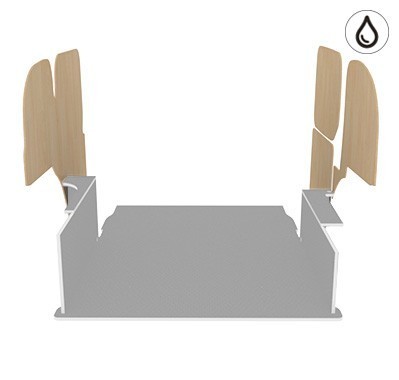 Latéraux contreplaqué verni Latéraux contreplaqué verni