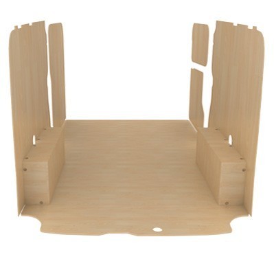 Habillage natural K4 contreplaqué brut Habillage natural K4 contreplaqué brut