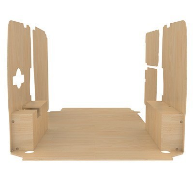 Habillage natural K4 contreplaqué brut Habillage natural K4 contreplaqué brut