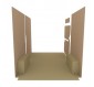 Habillage Natural K2 aggloméré + portes ar