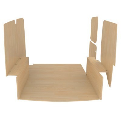 Habillage natural K4 contreplaqué brut Habillage natural K4 contreplaqué brut