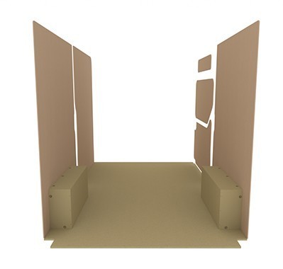 Habillage Natural K2 aggloméré + portes ar Habillage Natural K2 aggloméré + portes ar